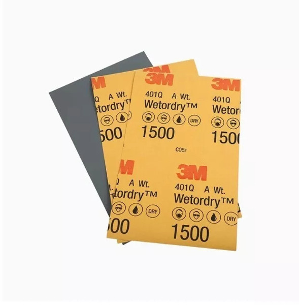 3M sandpaper Grit number: 1500# (1 box each, 50 pcs in 1 bax)