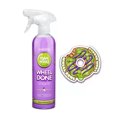 FHB125 Foam Heroes Wheel Done консервант для дисков, шин и колесных арок, 500мл